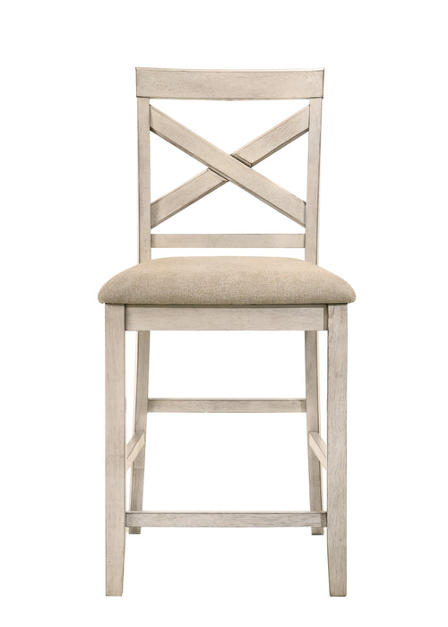 SOMERSET COUNTER CHAIR-VINTAGE WHITE