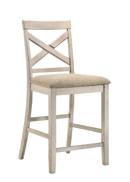 SOMERSET COUNTER CHAIR-VINTAGE WHITE