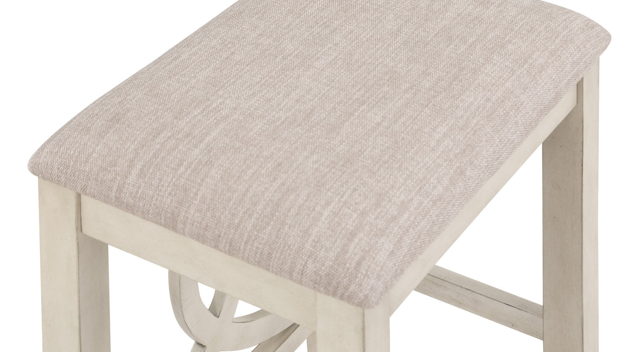 BELLA COUNTER STOOL (2 PER CARTON)-BISQUE