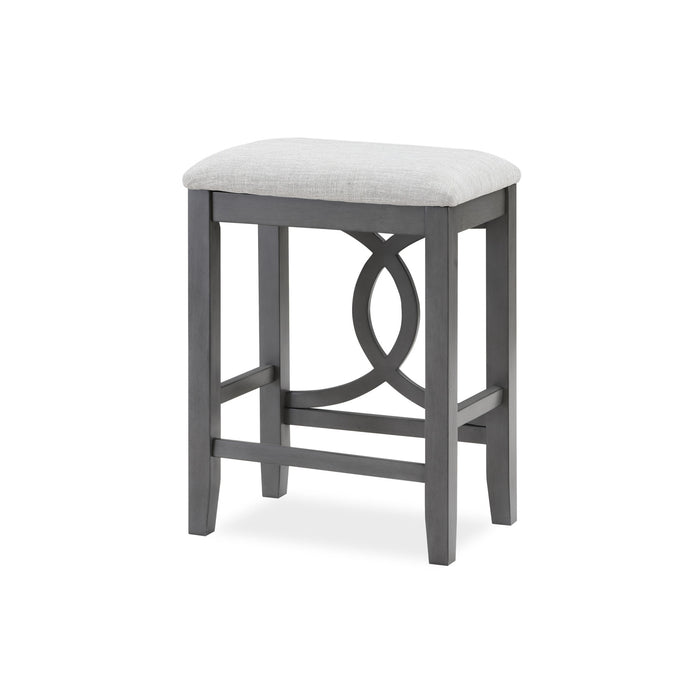 BELLA COUNTER STOOL (2 PER CARTON)-GRAY