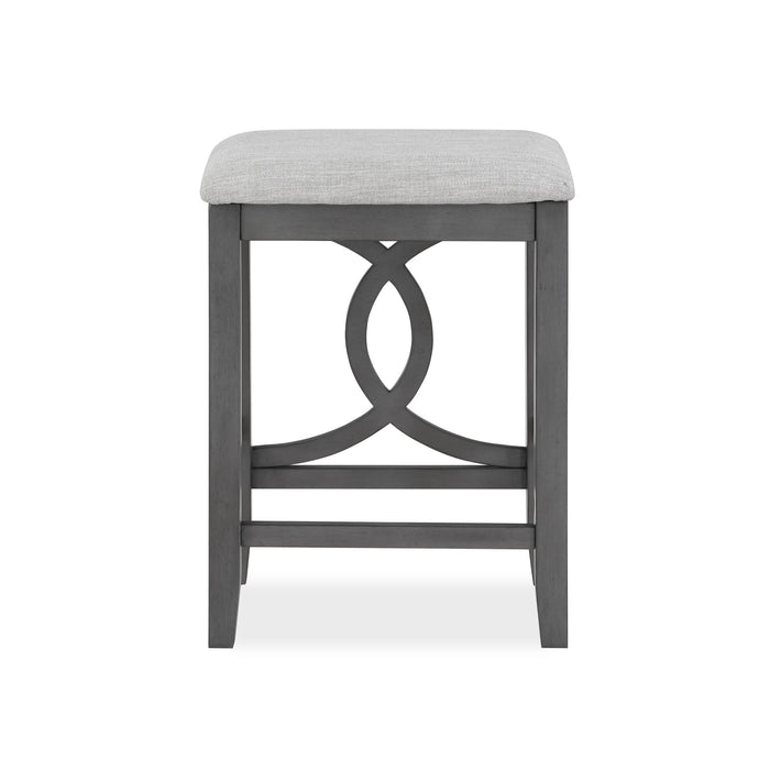 BELLA COUNTER STOOL (2 PER CARTON)-GRAY