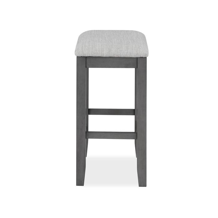 BELLA COUNTER STOOL (2 PER CARTON)-GRAY