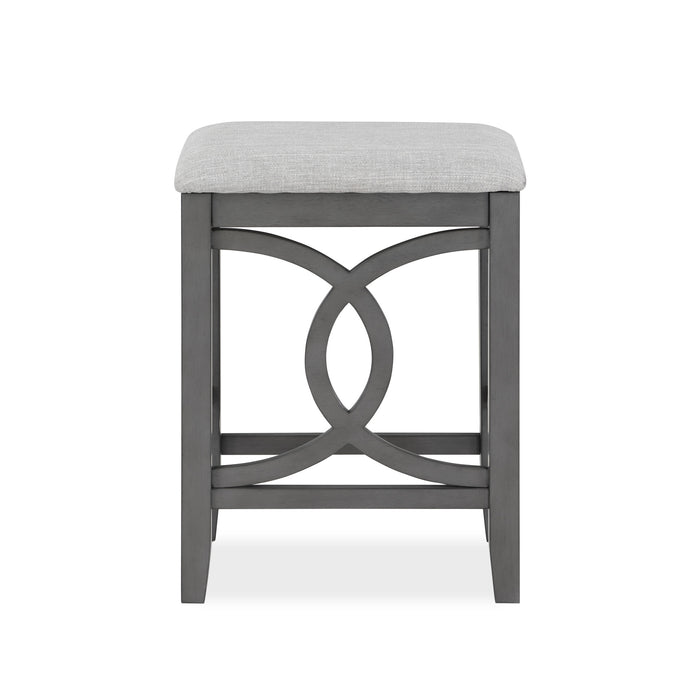 BELLA COUNTER STOOL (2 PER CARTON)-GRAY