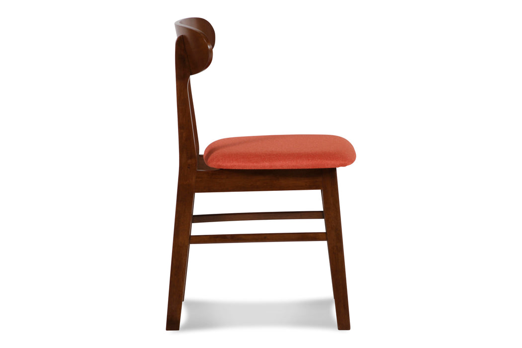 MOROCCO DINING CHAIR W/ORANGE SEAT CUSHION (2 Per Carton)