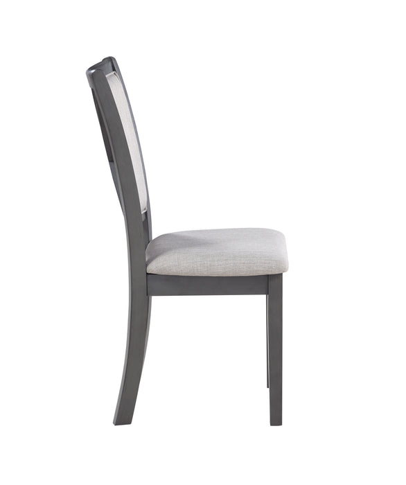 AMY DINING CHAIR (2/CTN)-GRAY