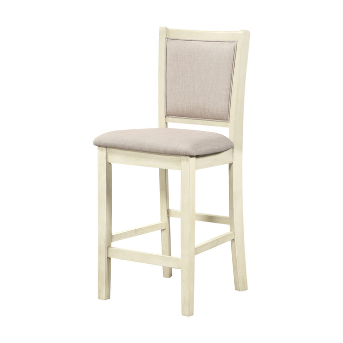 AMY COUNTER CHAIR (2/CTN)-BISQUE