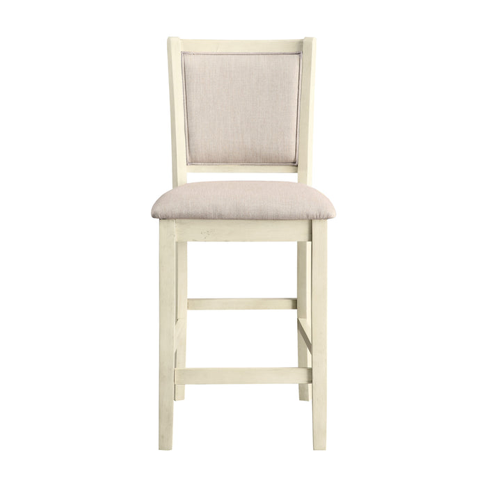 AMY COUNTER CHAIR (2/CTN)-BISQUE