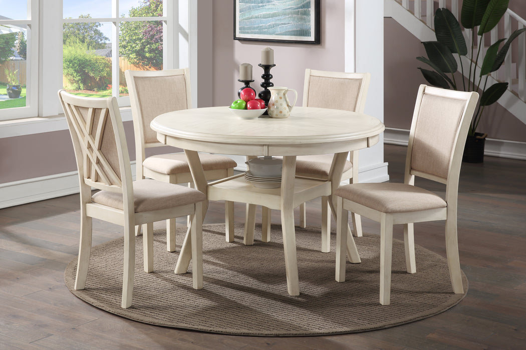 AMY DINING CHAIR (2/CTN)-BISQUE