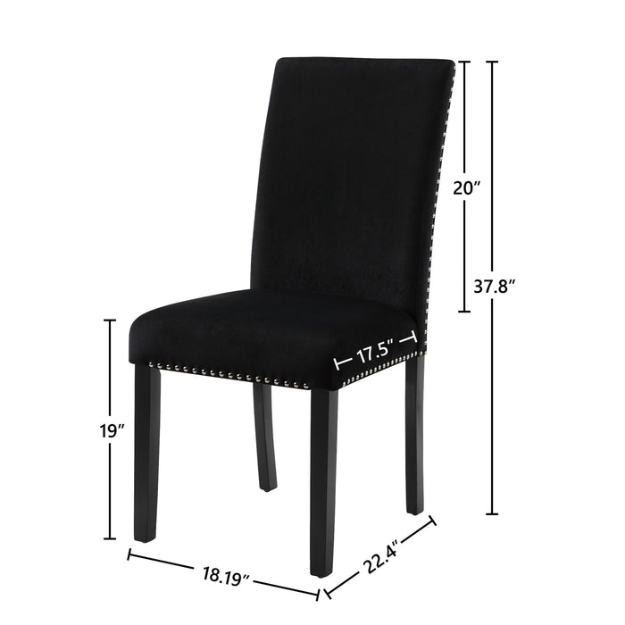 CELESTE DINING CHAIR-BLACK