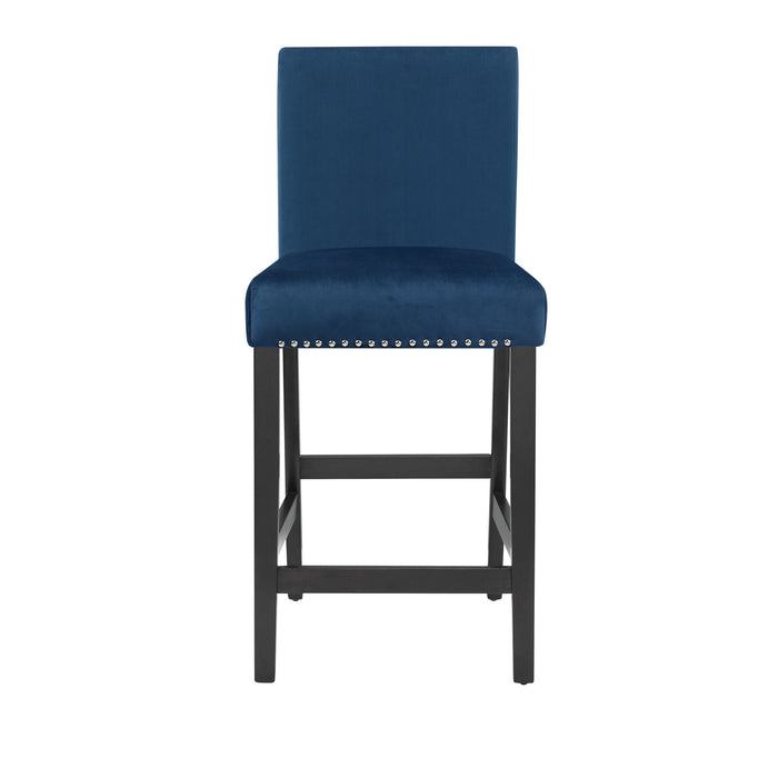 CELESTE COUNTER HEIGHT CHAIR-BLUE  (2 PER CARTON)