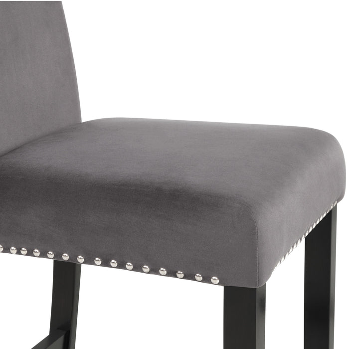 CELESTE COUNTER CHAIR-GRAY (2 PER CARTON)