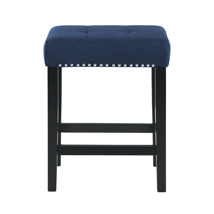 CELESTE THEATER BAR TABLE W/ 3 STOOLS-BLUE