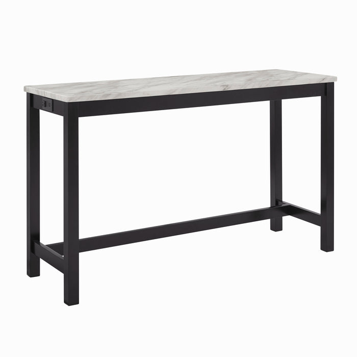 CELESTE THEATER BAR TABLE W/ 3 STOOLS-GRAY