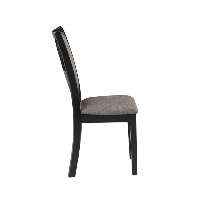 POTOMAC DINING CHAIR BLACK  (2 PER CARTON)