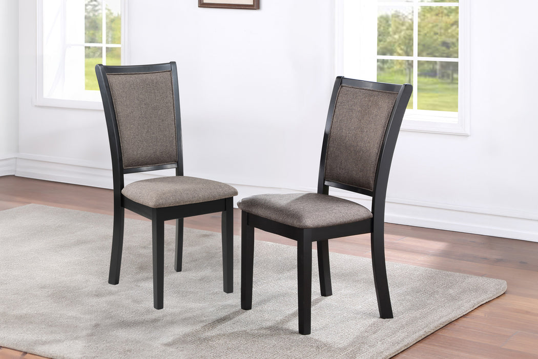 POTOMAC DINING CHAIR BLACK  (2 PER CARTON)