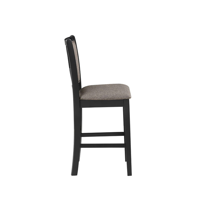 POTOMAC COUNTER CHAIR BLACK  (2 PER CARTON)