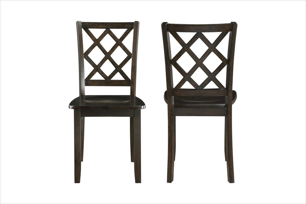 TRELLIS DINING CHAIR (2 PER CARTON)-BROWN