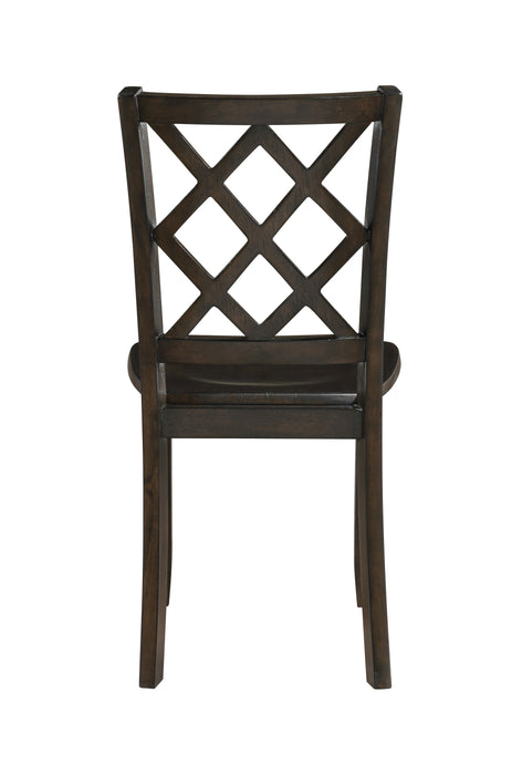 TRELLIS DINING CHAIR (2 PER CARTON)-BROWN