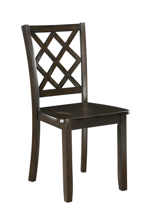 TRELLIS DINING CHAIR (2 PER CARTON)-BROWN