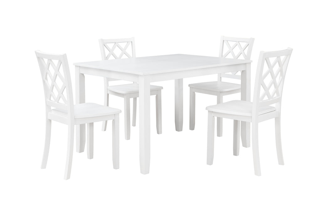 TRELLIS DINING CHAIR (2 PER CARTON)-WHITE