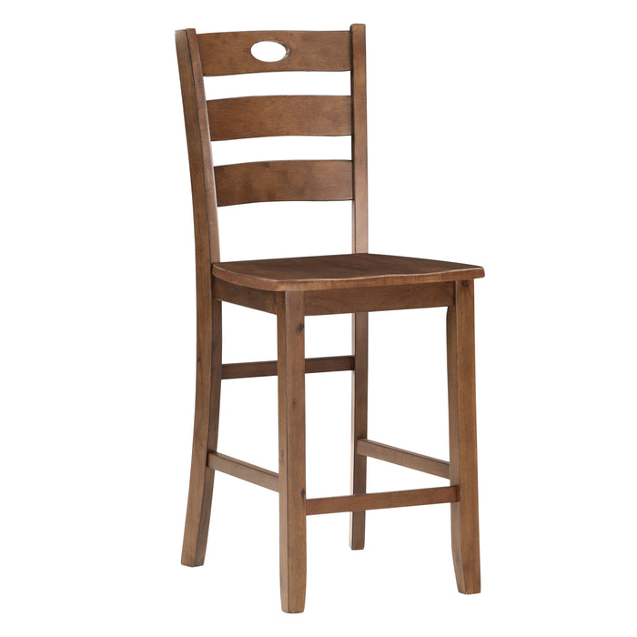 SALEM COUNTER HT CHAIR (2 PER CARTON) - TOBACCO