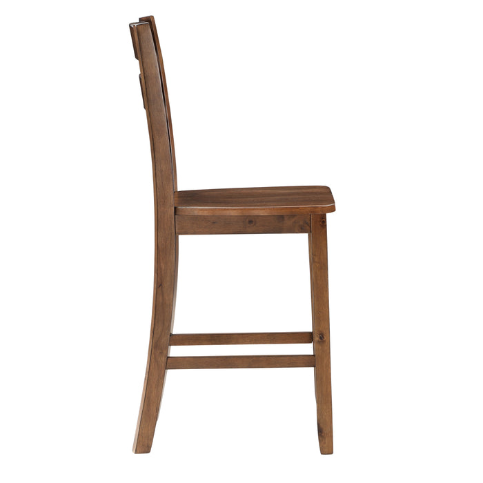 SALEM COUNTER HT CHAIR (2 PER CARTON) - TOBACCO