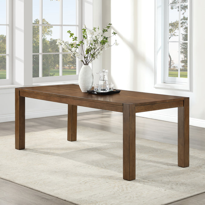 PHOENIX 78" DINING TABLE-CHESTNUT