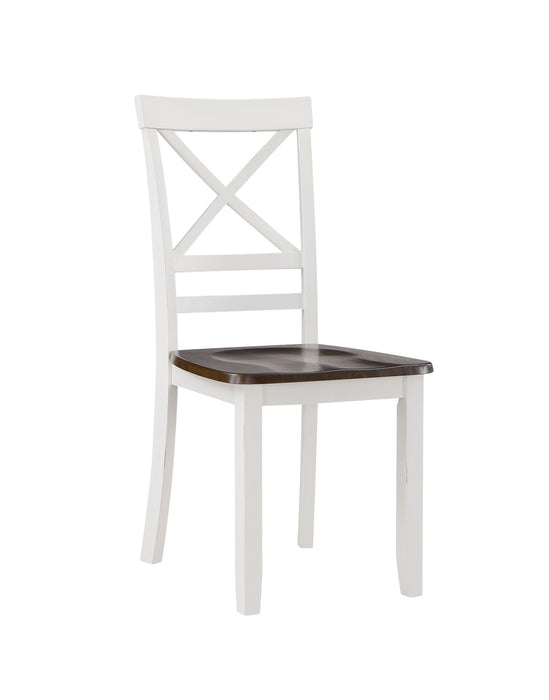 IVY LANE 5 PC DINING SET, TABLE & 4 CHAIRS- BUTTERMILK