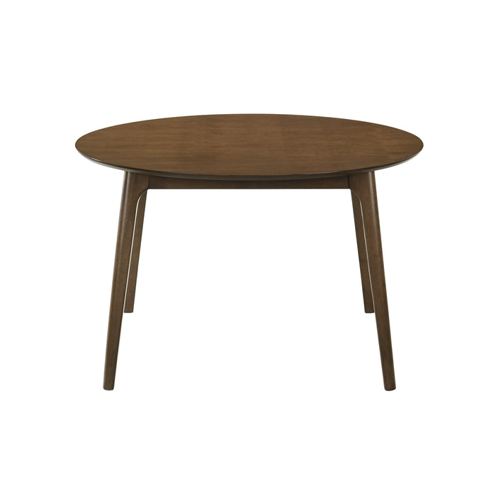 MAGGIE ROUND DINING TABLE-WALNUT