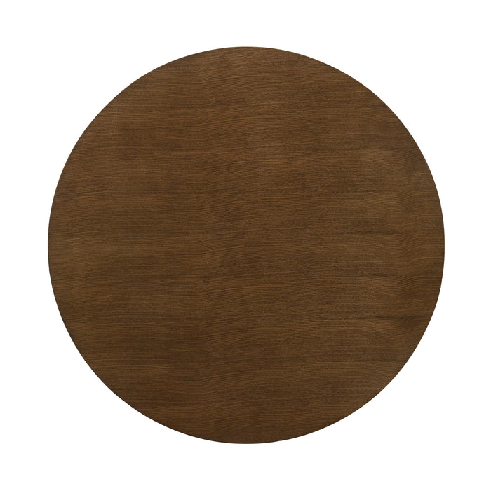 MAGGIE ROUND DINING TABLE-WALNUT