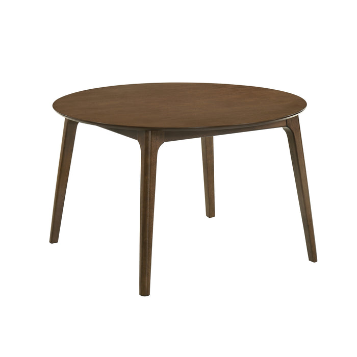 MAGGIE ROUND DINING TABLE-WALNUT