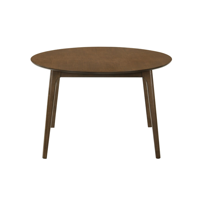 MAGGIE ROUND DINING TABLE-WALNUT