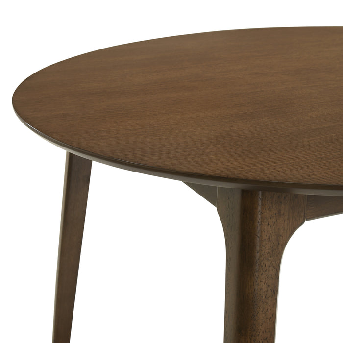 MAGGIE ROUND DINING TABLE-WALNUT