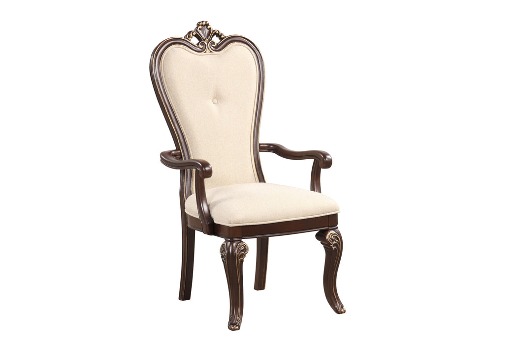 MONTECITO ARM CHAIR-CHERRY (2 PER CARTON)