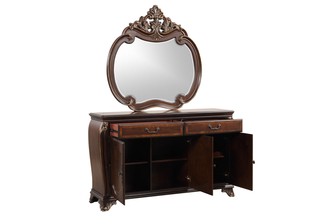 MONTECITO BUFFET MIRROR-CHERRY