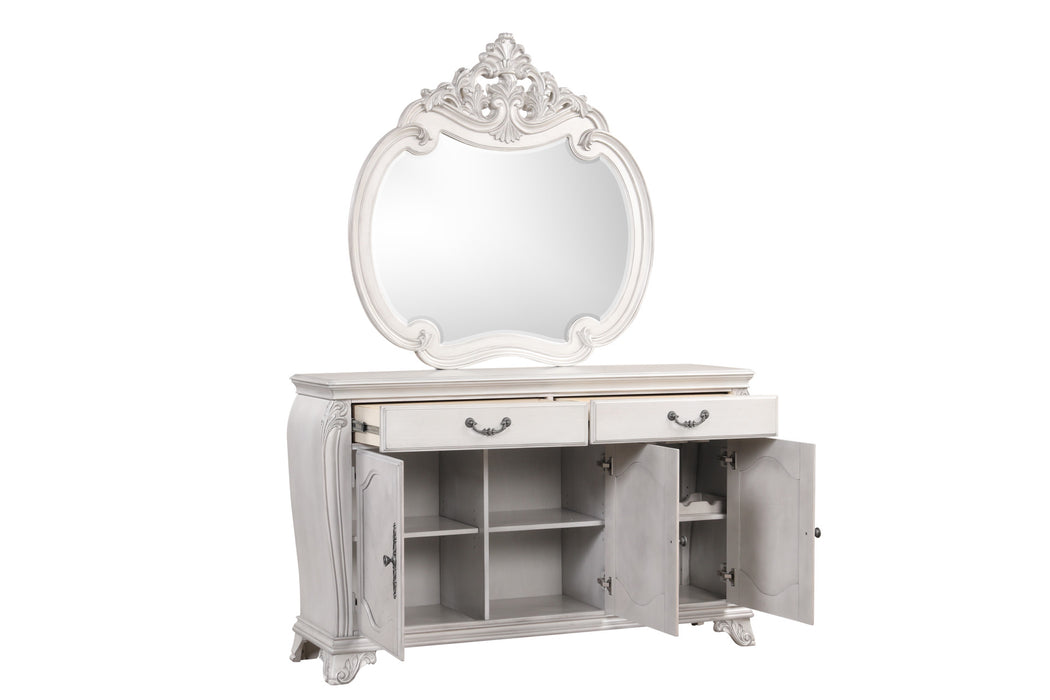 CAMBRIA HILLS BUFFET MIRROR-MIST GRAY