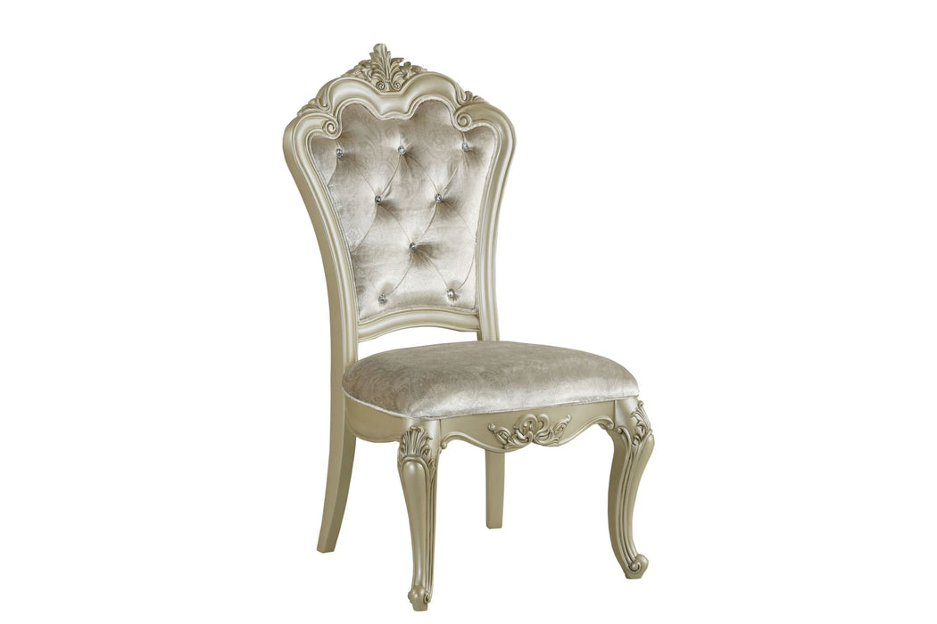 MONIQUE SIDE CHAIR (2/CTN)-CHAMPAGNE