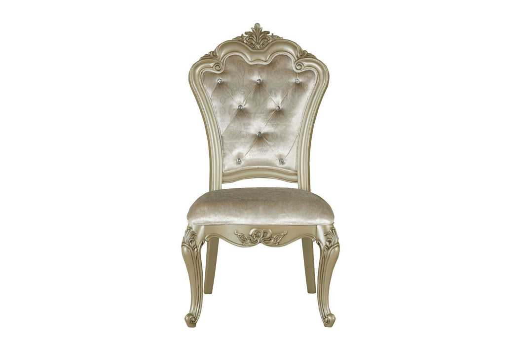 MONIQUE SIDE CHAIR (2/CTN)-CHAMPAGNE