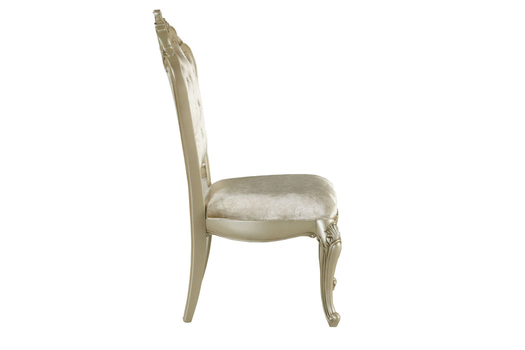 MONIQUE SIDE CHAIR (2/CTN)-CHAMPAGNE