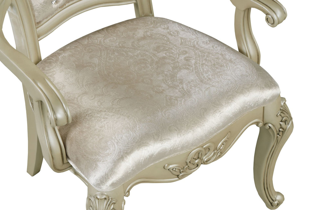 MONIQUE ARM CHAIR (2/CTN)-CHAMPAGNE