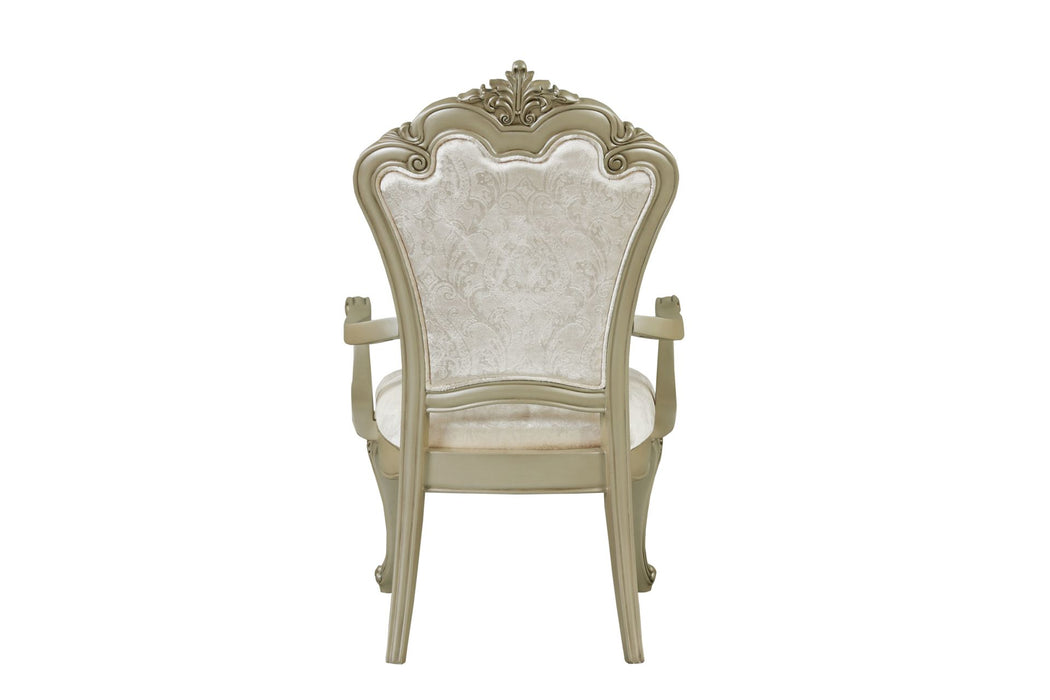 MONIQUE ARM CHAIR (2/CTN)-CHAMPAGNE