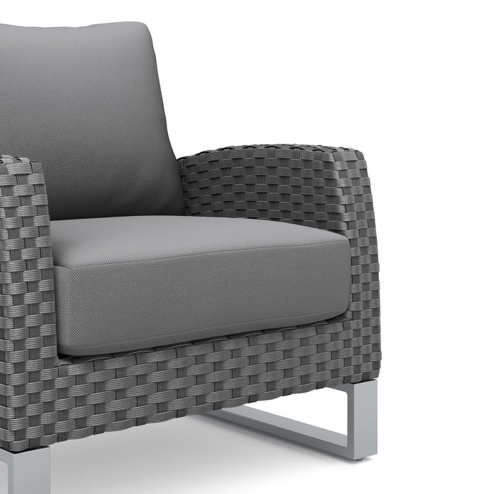 FIJI CLUB CHAIR (2 PER CARTON)-GRAY