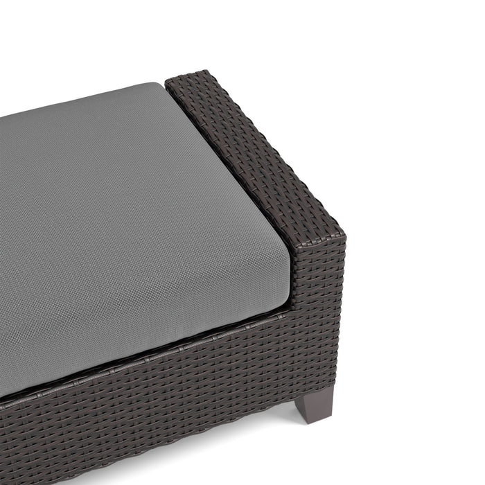 SKYE OTTOMAN (2 PER CARTON)-GRAY