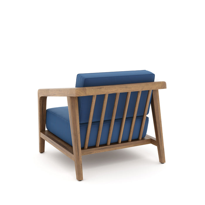 BALI CLUB CHAIR (TWO PER CARTON) -DARK BLUE