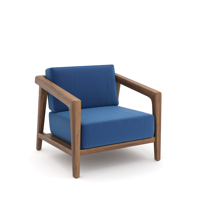 BALI CLUB CHAIR (TWO PER CARTON) -DARK BLUE