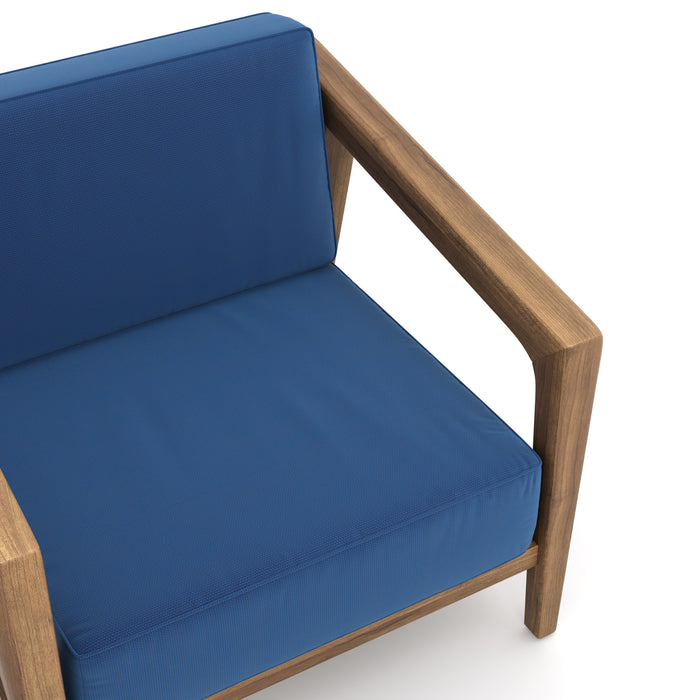 BALI CLUB CHAIR (TWO PER CARTON) -DARK BLUE