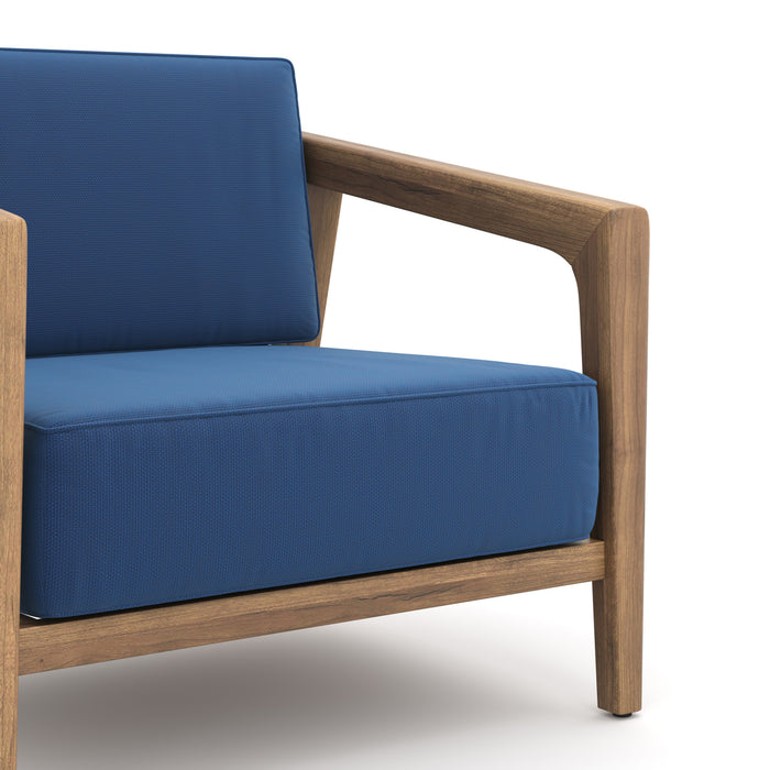 BALI CLUB CHAIR (TWO PER CARTON) -DARK BLUE