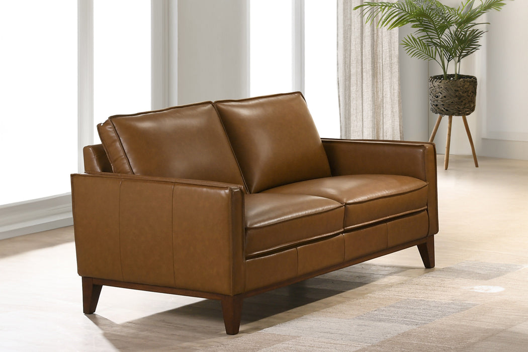 CASPAR LOVESEAT-CARAMEL