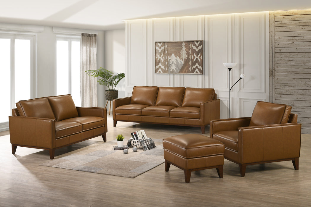 CASPAR LOVESEAT-CARAMEL