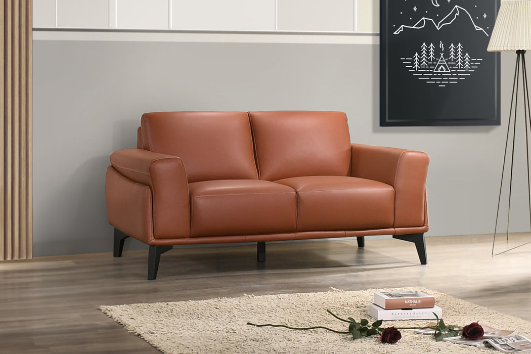 COMO LOVESEAT-TERRACOTTA